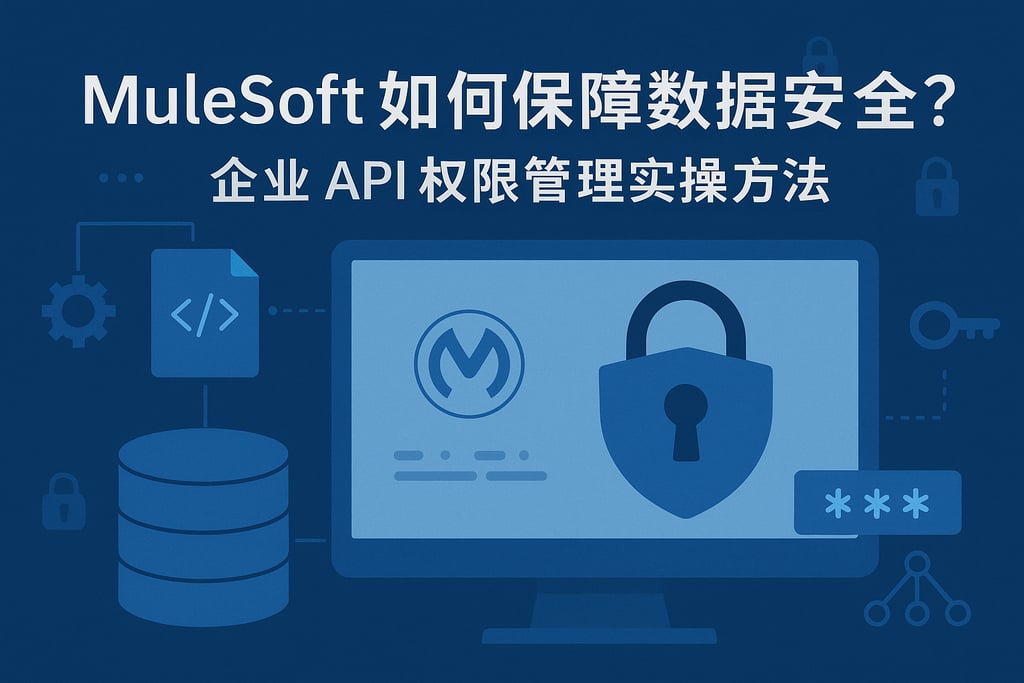mulesoft如何保障数据安全？企业API权限管理实操方法