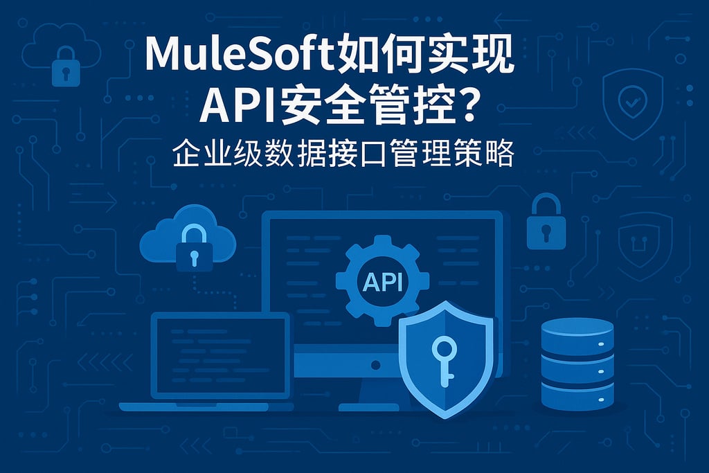 mulesoft如何实现API安全管控？企业级数据接口管理策略