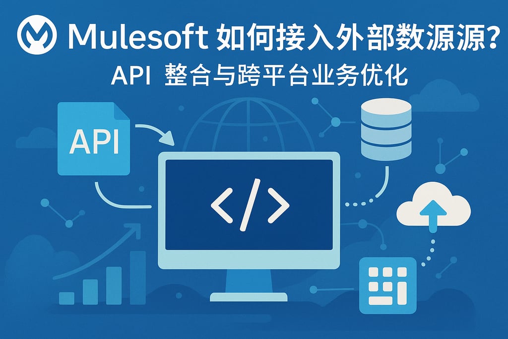mulesoft如何接入外部数据源？API整合与跨平台业务优化