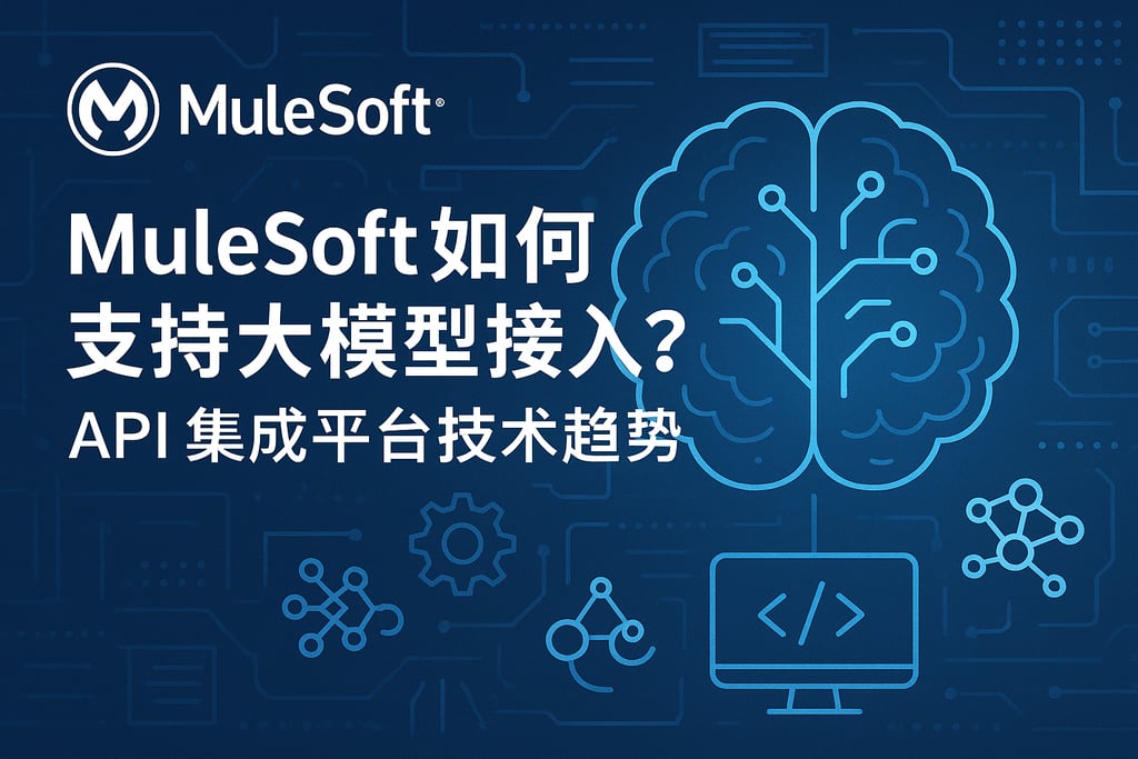 mulesoft如何支持大模型接入？API集成平台技术趋势