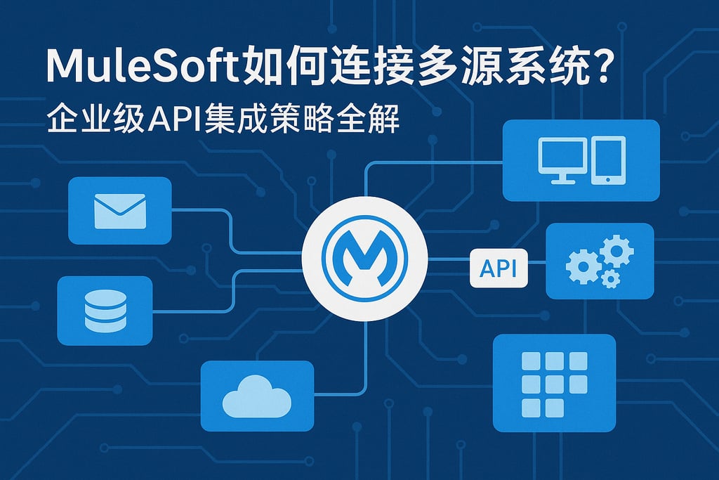 mulesoft如何连接多源系统？企业级API集成策略全解