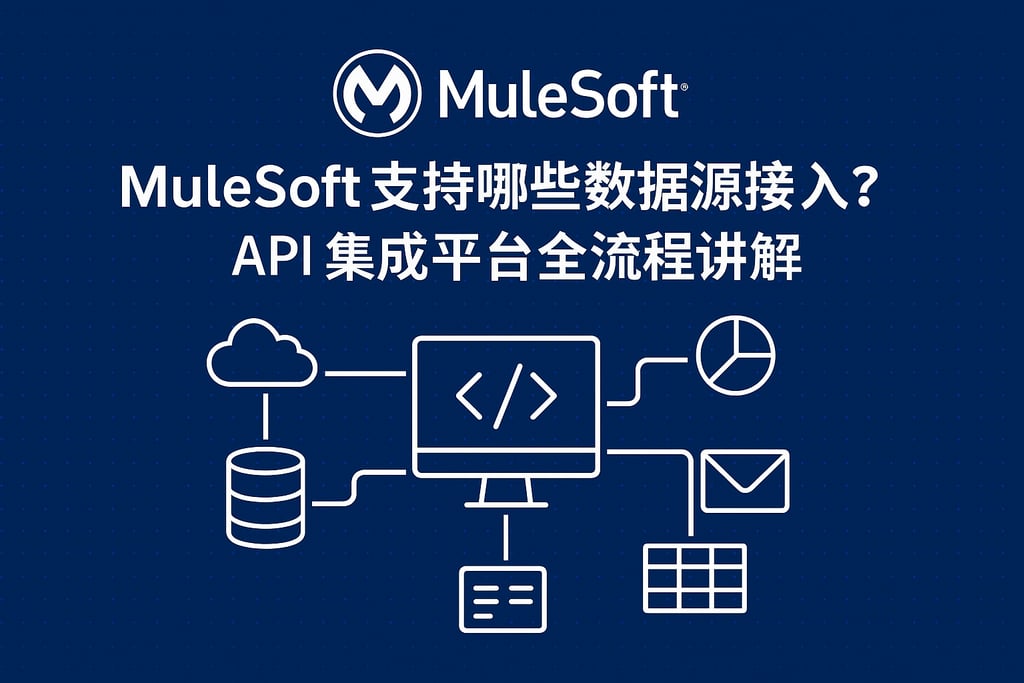 mulesoft支持哪些数据源接入？API集成平台全流程讲解
