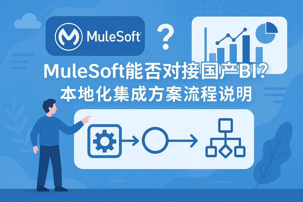 mulesoft能否对接国产BI？本地化集成方案流程说明