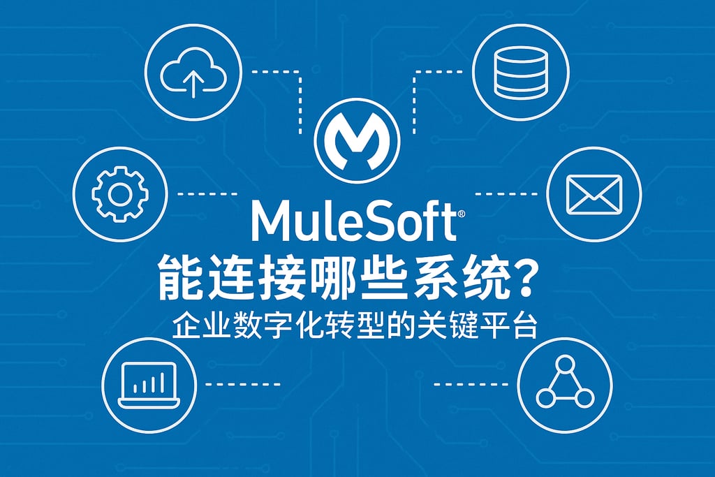 mulesoft能连接哪些系统？企业数字化转型的关键平台
