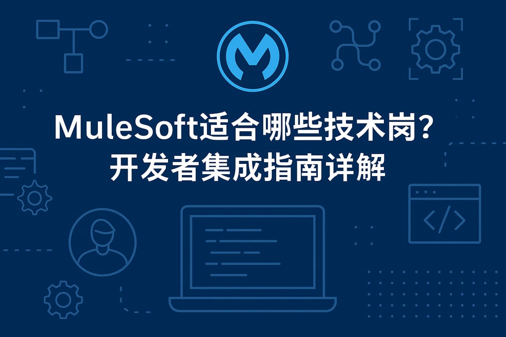 mulesoft适合哪些技术岗位？开发者集成指南详解
