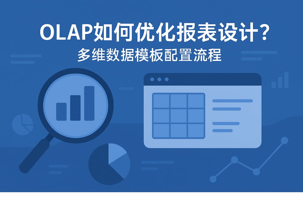 olap如何优化报表设计？多维数据模板配置流程