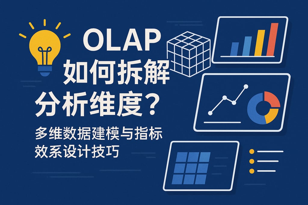 olap如何拆解分析维度？多维数据建模与指标体系设计技巧