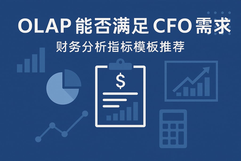 olap能否满足CFO需求？财务分析指标模板推荐