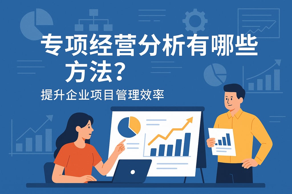 专项经营分析有哪些方法？提升企业项目管理效率