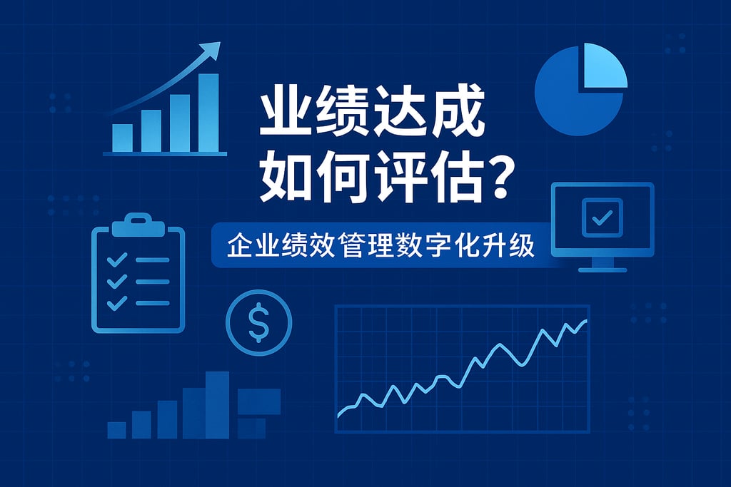 业绩达成如何评估？企业绩效管理数字化升级