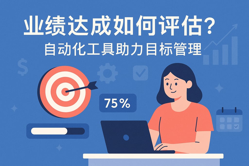 业绩达成如何评估？自动化工具助力目标管理