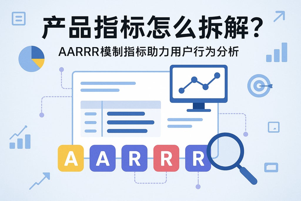 产品指标怎么拆解？AARRR模型指标助力用户行为分析