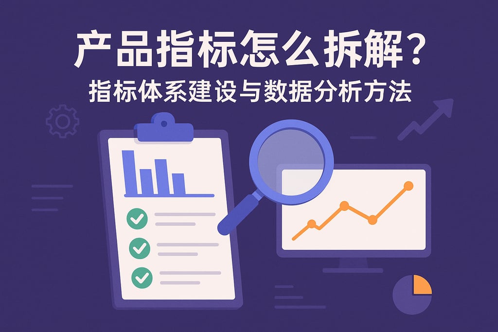 产品指标怎么拆解？指标体系建设与数据分析方法