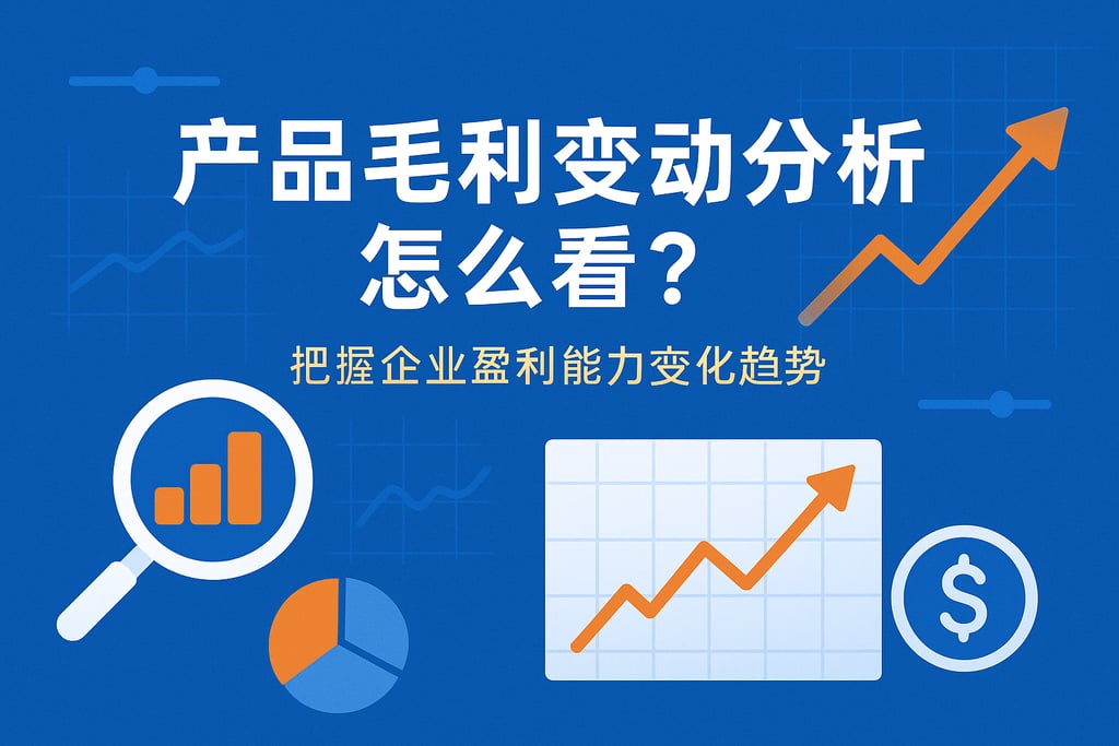 产品毛利变动分析怎么看？把握企业盈利能力变化趋势