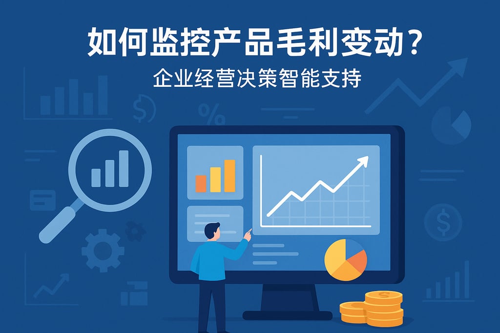 产品毛利变动如何监控？企业经营决策智能支持