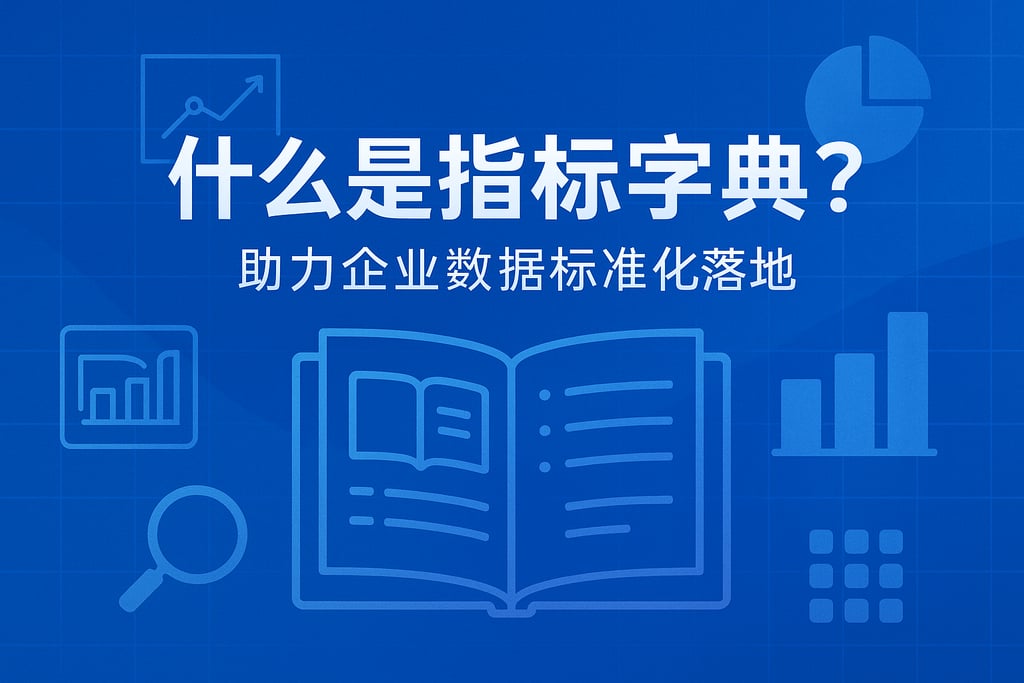 什么是指标字典？助力企业数据标准化落地
