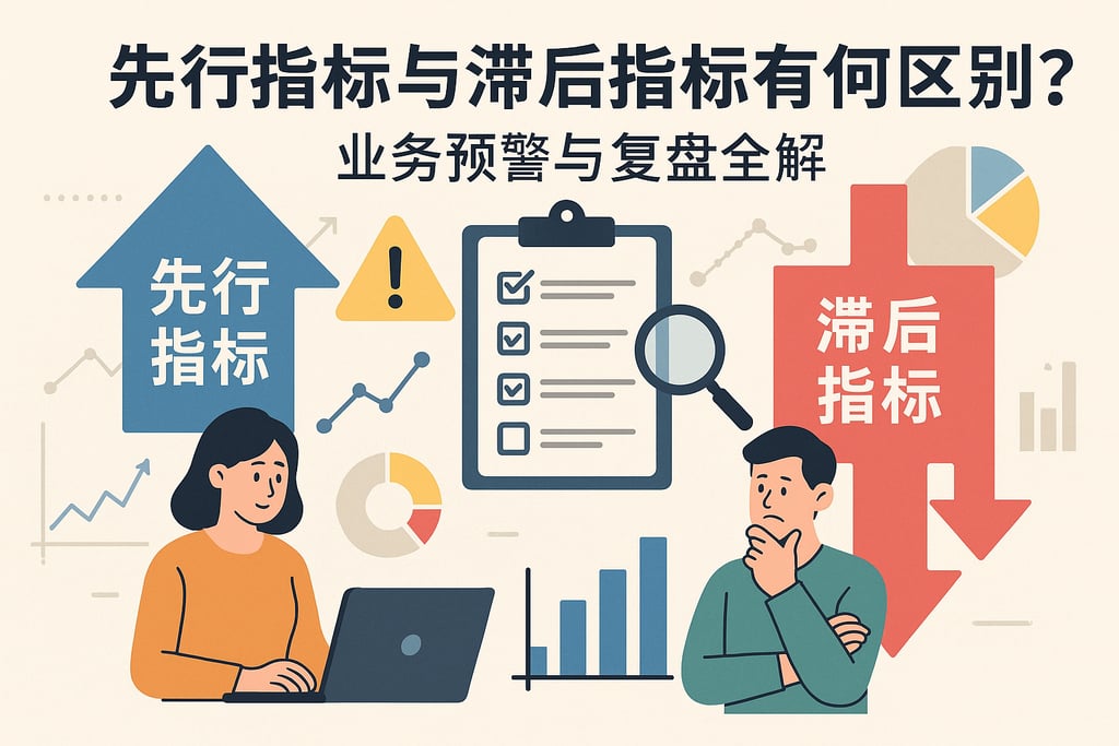 先行指标与滞后指标有何区别？业务预警与复盘全解