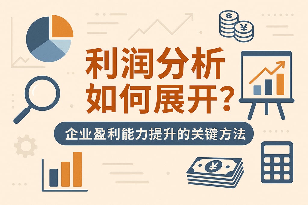 利润分析如何展开？企业盈利能力提升的关键方法