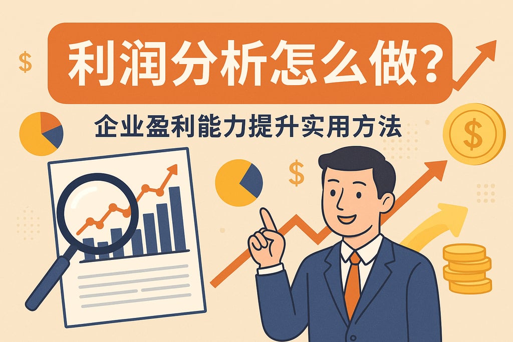 利润分析怎么做？企业盈利能力提升实用方法