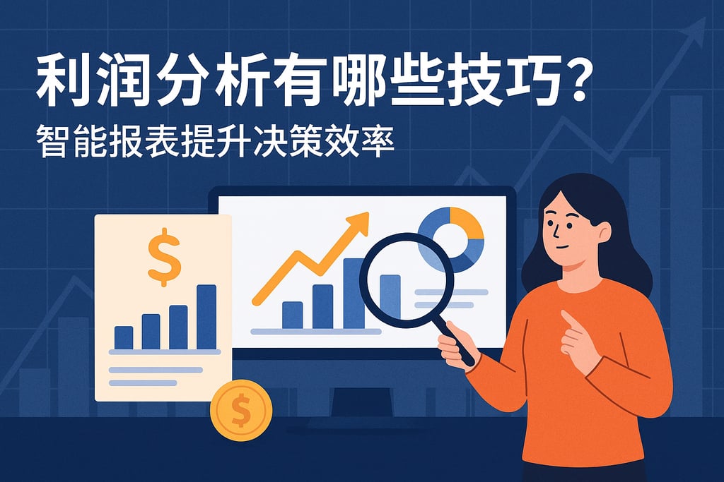 利润分析有哪些技巧？智能报表提升决策效率
