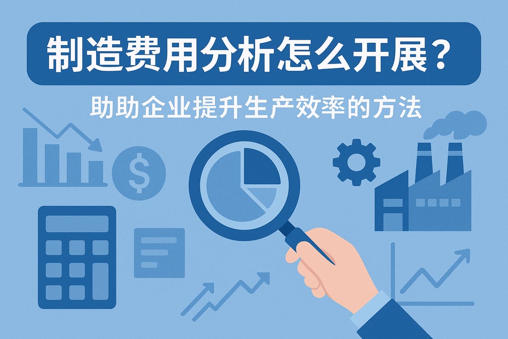 制造费用分析怎么开展？帮助企业提升生产效率的方法