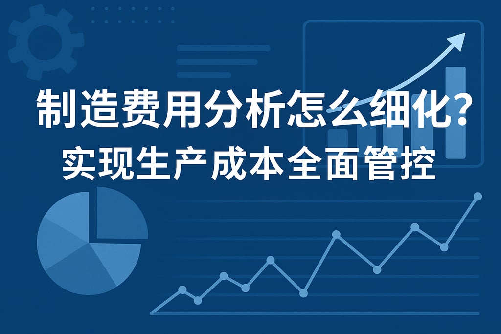 制造费用分析怎么细化？实现生产成本全面管控