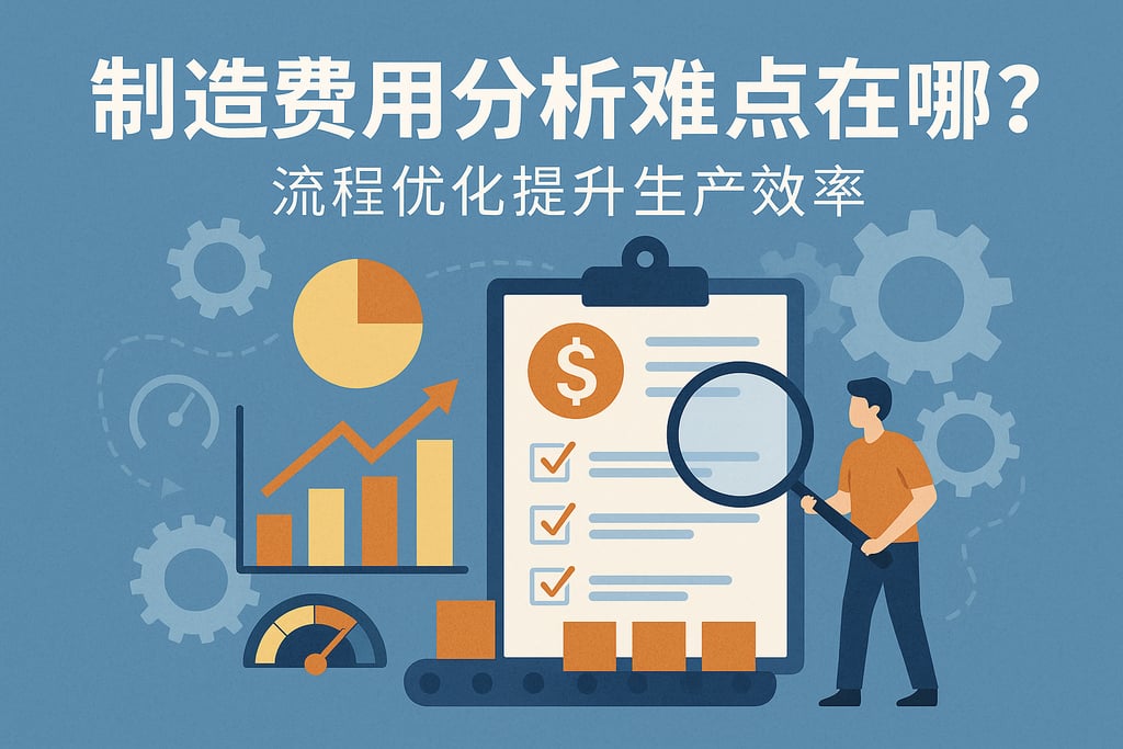 制造费用分析难点在哪？流程优化提升生产效率