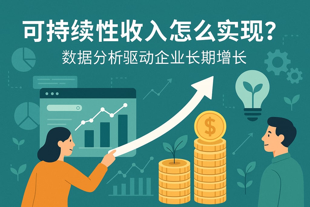 可持续性收入怎么实现？数据分析驱动企业长期增长