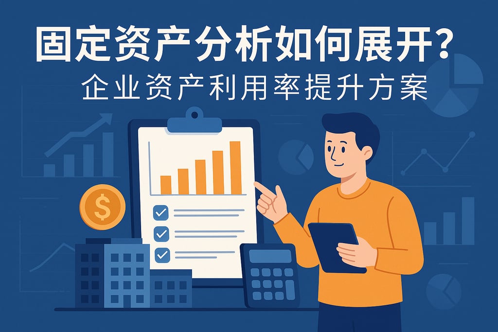 固定资产分析如何展开？企业资产利用率提升方案