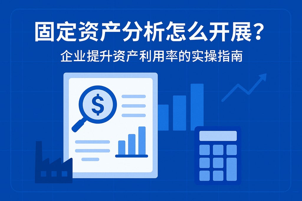 固定资产分析怎么开展？企业提升资产利用率的实操指南