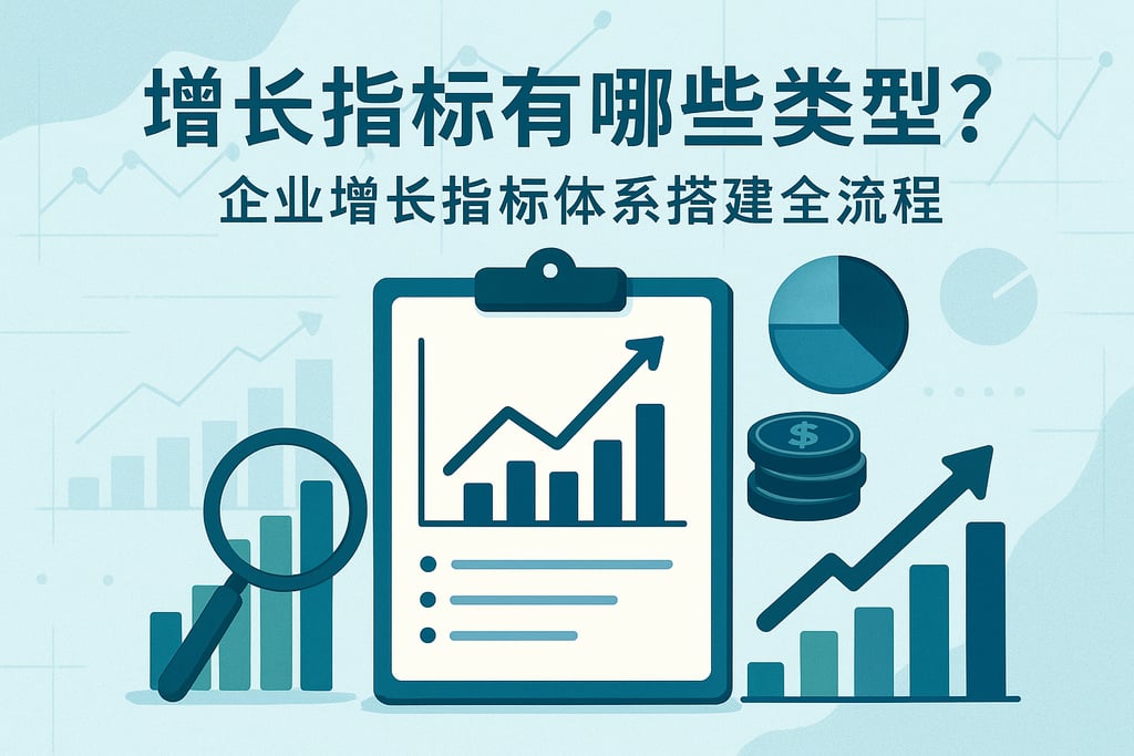 增长指标有哪些类型？企业增长指标体系搭建全流程