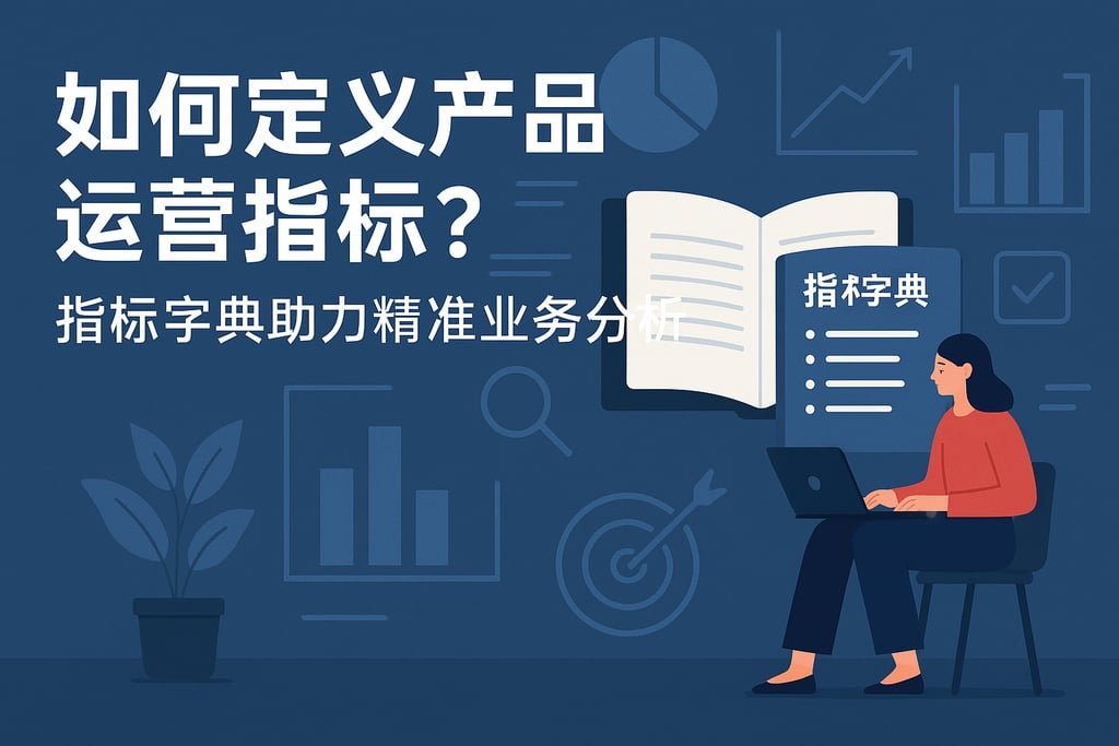 如何定义产品运营指标？指标字典助力精准业务分析