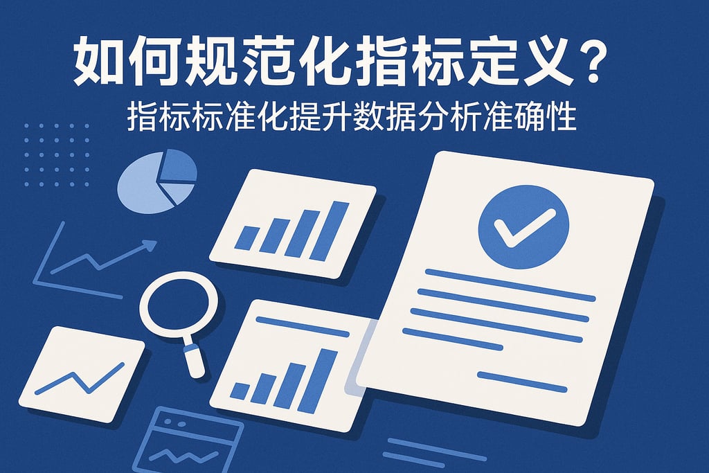 如何规范化指标定义？指标标准化提升数据分析准确性