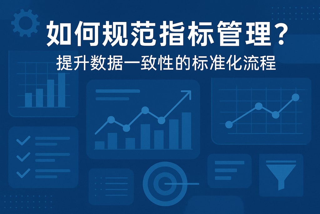 如何规范指标管理？提升数据一致性的标准化流程