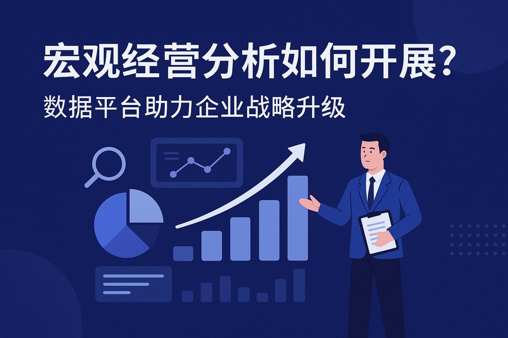 宏观经营分析如何开展？数据平台助力企业战略升级