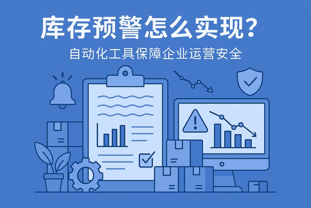 库存预警怎么实现？自动化工具保障企业运营安全