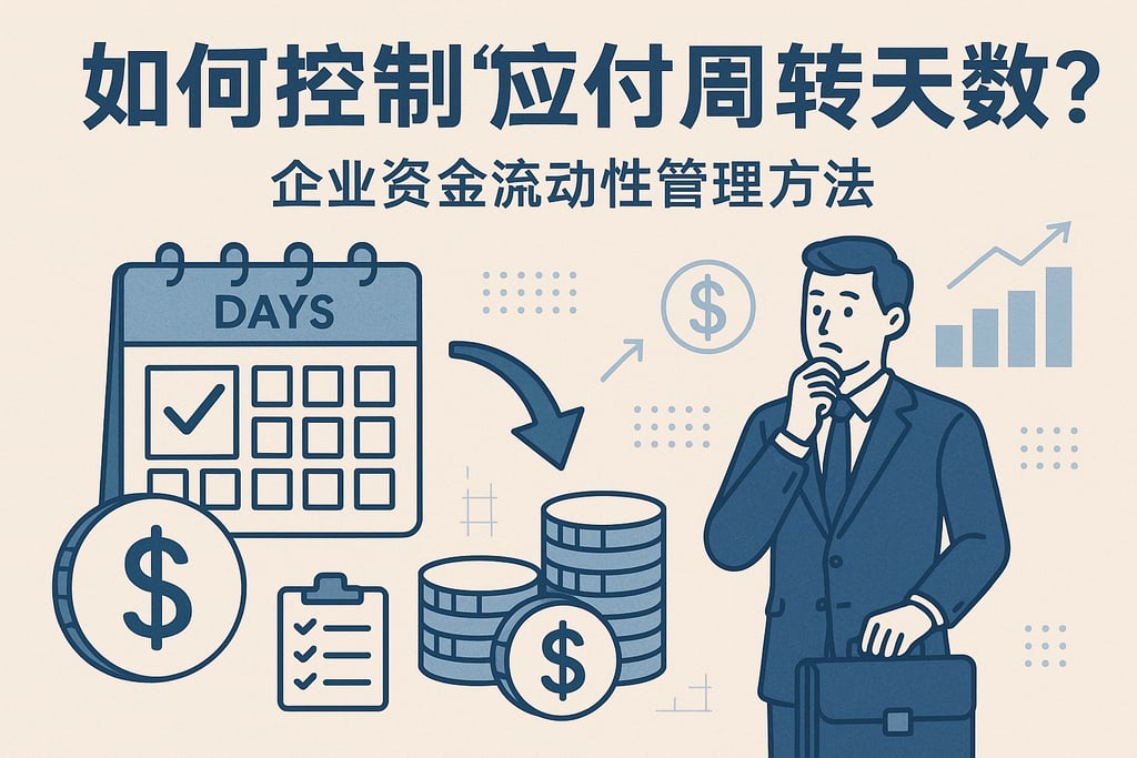 应付周转天数如何控制？企业资金流动性管理方法
