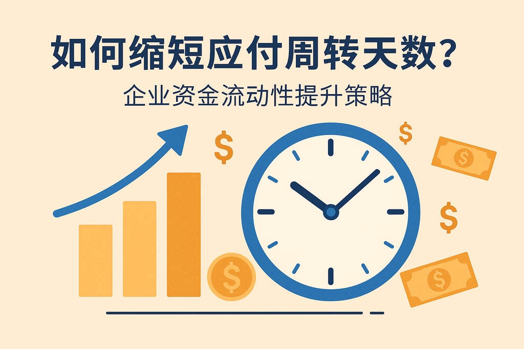 应付周转天数如何缩短？企业资金流动性提升策略