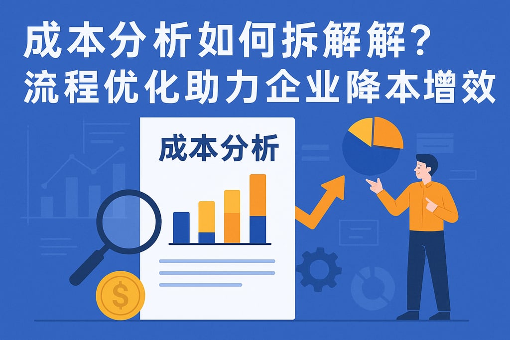 成本分析如何拆解？流程优化助力企业降本增效