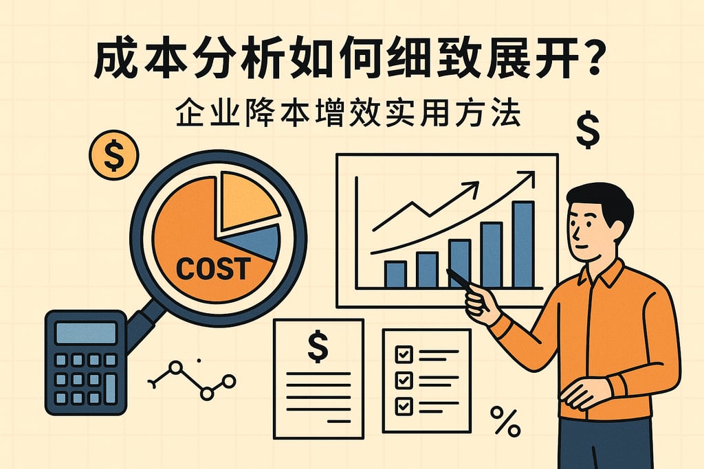 成本分析如何细致展开？企业降本增效实用方法