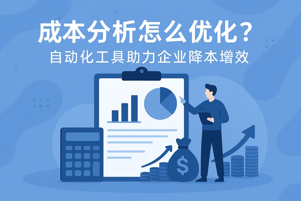 成本分析怎么优化？自动化工具助力企业降本增效