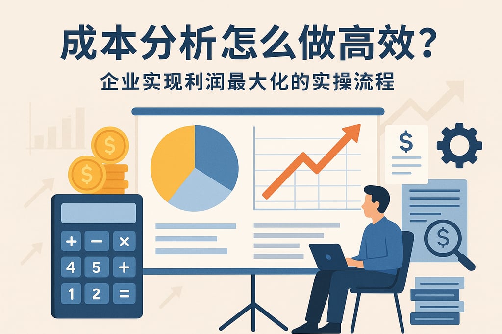 成本分析怎么做高效？企业实现利润最大化的实操流程