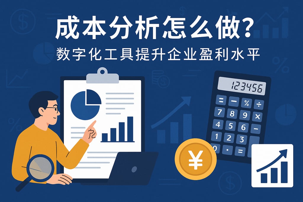成本分析怎么做？数字化工具提升企业盈利水平