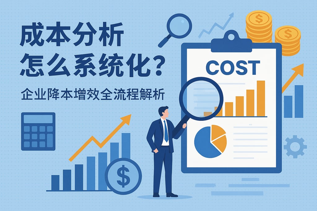成本分析怎么系统化？企业降本增效全流程解析