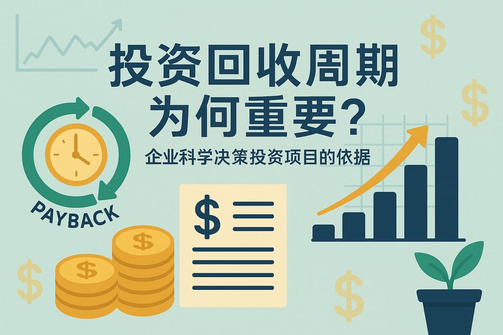 投资回收周期为何重要？企业科学决策投资项目的依据