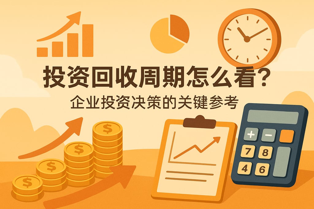 投资回收周期怎么看？企业投资决策的关键参考