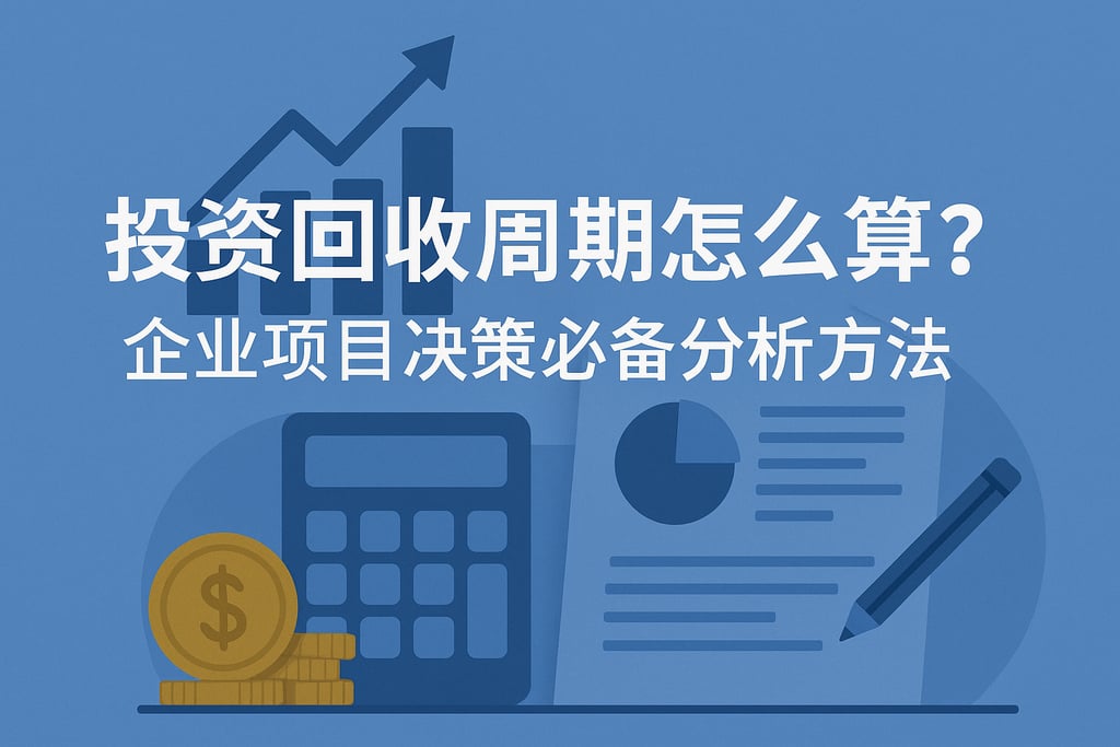 投资回收周期怎么算？企业项目决策必备分析方法