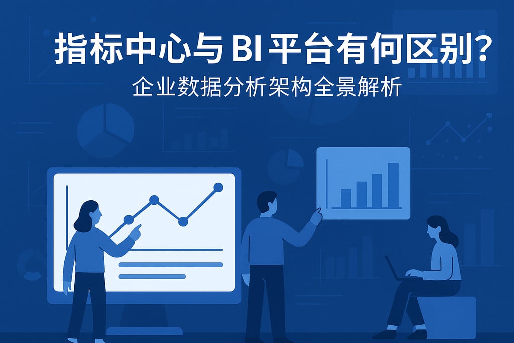 指标中心与BI平台有何区别？企业数据分析架构全景解析