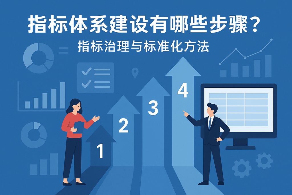 指标体系建设有哪些步骤？指标治理与标准化方法