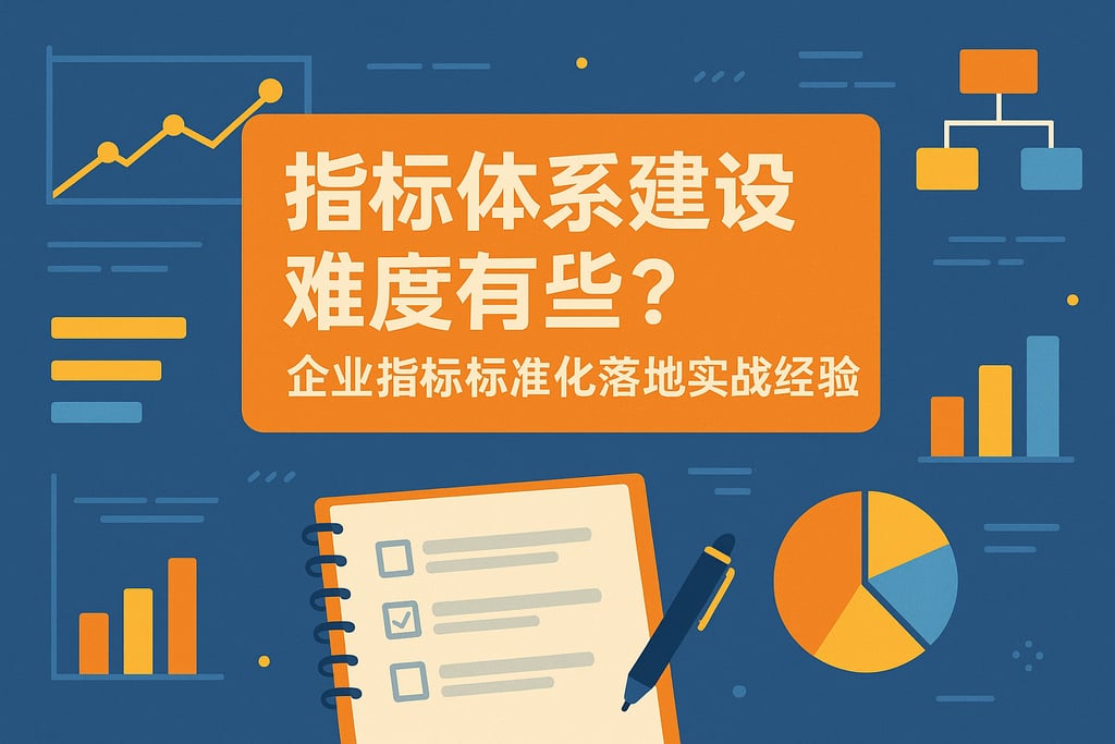 指标体系建设难点有哪些？企业指标标准化落地实战经验